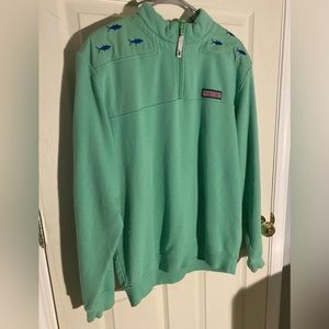 Vineyard Vines Sweater/ Quarter Zip-Up- Size Medium